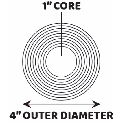 4 x 3 Direct Thermal Labels 1" Core - Image 3